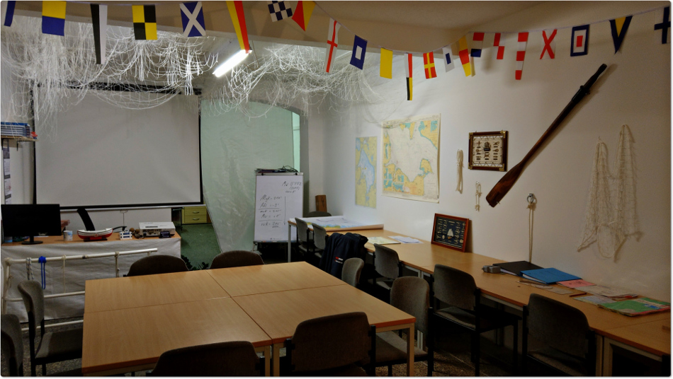 Schulungsraum Bootsfahrschule